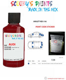 Paint For Audi A3 Amulet Red Code 134 Touch Up Paint Scratch Stone Chip Repair
