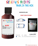 Paint For Audi A4 S4 Andorra Red Code Lz8N Touch Up Paint Scratch Stone Chip