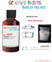 Paint For Audi A8 Andorra Red Code Lz8N Touch Up Paint Scratch Stone Chip Repair