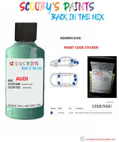 Paint For Audi A3 S3 Aquarius Code Ly6X Touch Up Paint Scratch Stone Chip Repair