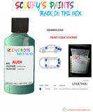 Paint For Audi A4 Aquarius Code Ly6X Touch Up Paint Scratch Stone Chip