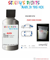 Paint For Audi A6L Atlas Grey Code Ly7Q Touch Up Paint Scratch Stone Chip Repair