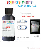 Paint For Audi A6 Allroad Quattro Aventurin Blue Code Lx5S Touch Up Paint