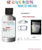 Paint For Audi A4 Cabrio Avus Silver Code Lz17 Touch Up Paint Scratch Stone Chip