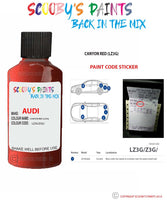 Paint For Audi A6 Canyon Red Code Lz3G Touch Up Paint Scratch Stone Chip Repair