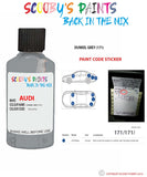 Paint For Audi A4 Dunkel Grey Code 171 Touch Up Paint Scratch Stone Chip Repair