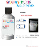 Paint For Audi A6 Eis Silver Code P5 Touch Up Paint Scratch Stone Chip