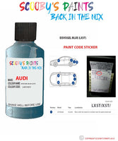 Paint For Audi A3 Eisvogel Blue Code Lx5T Touch Up Paint Scratch Stone Chip