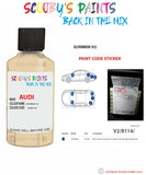 Paint For Audi A8 Elfenbein Code V2 Touch Up Paint Scratch Stone Chip