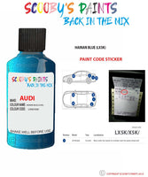 Paint For Audi A3 Hainan Blue Code Lx5K Touch Up Paint Scratch Stone Chip Repair