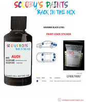 Paint For Audi A8 Havanna Black Code Ly8X Touch Up Paint Scratch Stone Chip