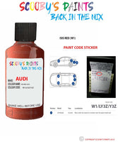 Paint For Audi A3 Isis Red Code W1 Touch Up Paint Scratch Stone Chip