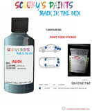 Paint For Audi A3 Lago Blue Code Q6 Touch Up Paint Scratch Stone Chip