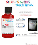 Paint For Audi A3 S3 Laser Red Vermelho Laser Code H1 Ly3H Y3H Touch Up Paint