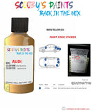 Paint For Audi A3 S3 Maya Yellow Code Q3 Touch Up Paint Scratch Stone Chip Kit