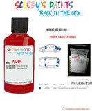 Paint For Audi A3 Sportback Misano Red Red Code N9 Touch Up Paint