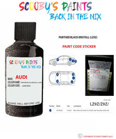 Paint For Audi A5 Panther Black Kristall Code Lz9Z Touch Up Paint