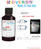Paint For Audi A6 S6 Piemont Red Code P6 Touch Up Paint Scratch Stone Chip Kit