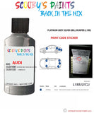 Paint For Audi A4 Allroad Quattro Platinum Grey Silver Grill Bumper Code L1Rr Lyc2 Touch Up Paint