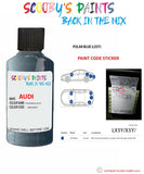 Paint For Audi A6 Allroad Polar Blue Code Lx5Y Touch Up Paint Scratch Stone Chip