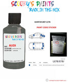 Paint For Audi A5 Coupe Quantum Grey Code Lx7B Touch Up Paint Scratch Stone Chip