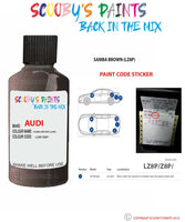 Paint For Audi A3 S3 Samba Brown Code Lz8P Touch Up Paint Scratch Stone Chip