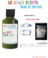 Paint For Audi A5 Sonoma Green Code V4 Touch Up Paint Scratch Stone Chip Repair