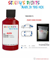 Paint For Audi A5 Coupe Tango Red Code Y1 Touch Up Paint Scratch Stone Chip