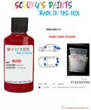 Paint For Audi A5 Tango Red Code Y1 Touch Up Paint Scratch Stone Chip