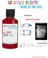 Paint For Audi A3 Tango Red Code Y1 Touch Up Paint Scratch Stone Chip