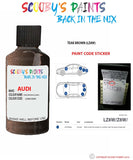 Paint For Audi A4 Allroad Quattro Teak Brown Code Lz8W Touch Up Paint