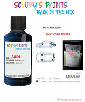 Paint For Audi A6 Tiefsee Blue Code Lz5A Touch Up Paint Scratch Stone Chip Kit