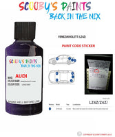 Paint For Audi A4 Veneziaviolett Code Lz4Z Touch Up Paint Scratch Stone Chip