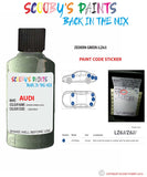 Paint For Audi A6 Zedern Green Code Lz6J Touch Up Paint Scratch Stone Chip Kit