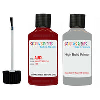 Anti Rust primer undercoat Audi A3 Amulet Red Code 134 Touch Up Paint Scratch Stone Chip Repair