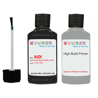 Anti Rust primer undercoat Audi A2 Black Black Wheel Code L1P9 Touch Up Paint Scratch Stone Chip