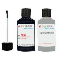 Anti Rust primer undercoat Audi A4 Brillant Blue Code Ly5K Touch Up Paint Scratch Stone Chip