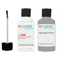 audi tt coupe brillant white With primer undercoat anti rust scratches stone chip paint
