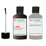 Anti Rust primer undercoat Audi A4 Espresso Brown Code N5 Touch Up Paint Scratch Stone Chip Kit