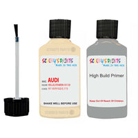 Anti Rust primer undercoat Audi A3 Hellelfenbein Code 9110 9102 L115 Touch Up Paint