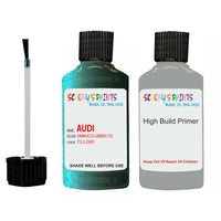 Anti Rust primer undercoat Audi A6 Orinocco Green Code T2 Touch Up Paint Scratch Stone Chip Kit