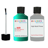 Anti Rust primer undercoat Audi A6 Tropic Green Code Ly6L Touch Up Paint Scratch Stone Chip Kit