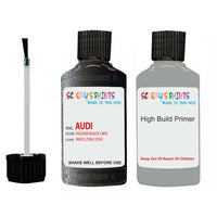 Anti Rust primer undercoat Audi A3 Vulkan Black Code W9 Touch Up Paint Scratch Stone Chip Repair