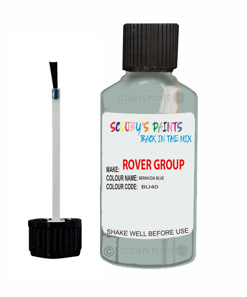 Rover 2000 Bermuda Blue Bu40 Touch Up Paint Scratch Repair Kit