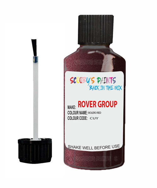 Rover 200 Bolero Red Cuy Touch Up Paint Scratch Repair Kit