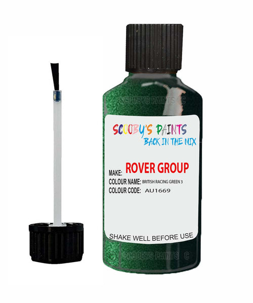 Rover 25 British Racing Green 3 Au1669 Touch Up Paint Scratch Repair Kit