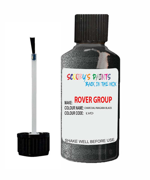 Rover 200 Charcoal Niagara Black Lvd Touch Up Paint Scratch Repair Kit