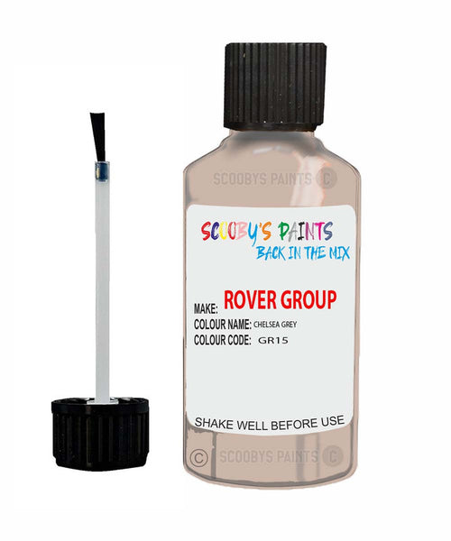 Rover 2000 Chelsea Grey Gr15 Touch Up Paint Scratch Repair Kit