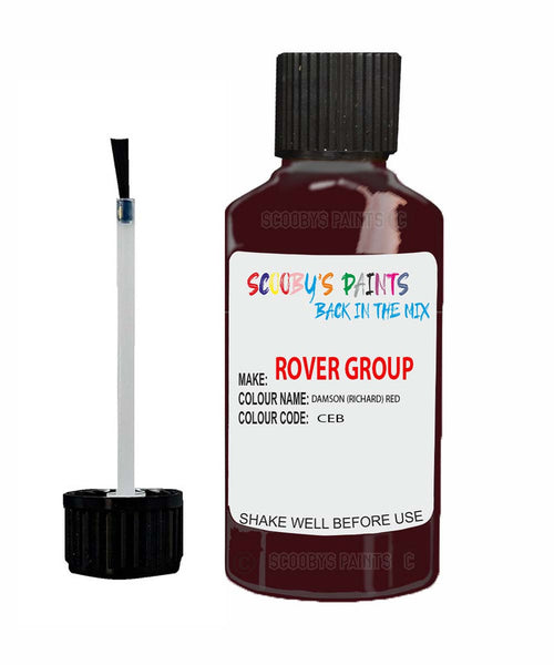 Rover 25 Damson Richard Red Ceb Touch Up Paint Scratch Repair Kit