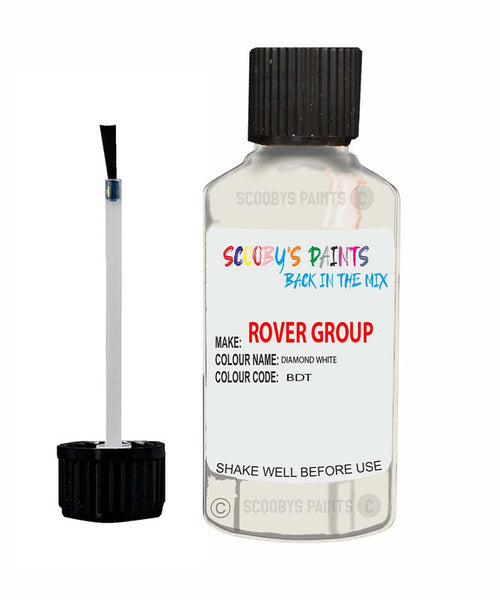 Rover 200 Diamond White Bdt Touch Up Paint Scratch Repair Kit